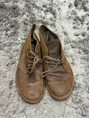 Clarks Desert  Chukka Boots Size 10 Brown Leather
